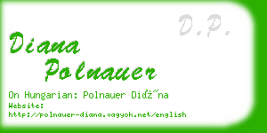 diana polnauer business card